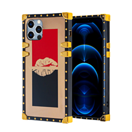 Shiny Lips Square Case - Style 1 for iPhone 12 Pro Max (Only Ground Shipping)