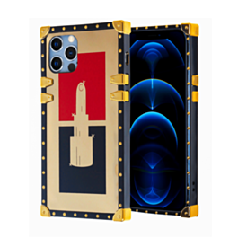 Shiny Lipstick Square Case - Style 2 for iPhone 12 Pro Max (Only Ground Shipping)