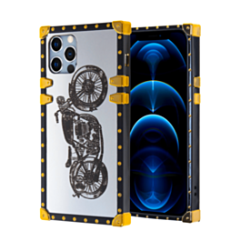 Square Case with Mirror Design - Style 1 for iPhone 12 Pro Max (Only Ground Shipping)