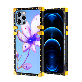Square Case with BLUE Light Design - 2 for iPhone 12 Pro Max (Only Ground Shipping)