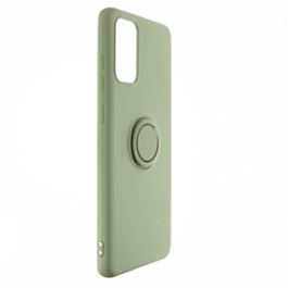 Galaxy S20 Plus Soft Solid Case with Ring - GREEN (Only Ground Shipping)