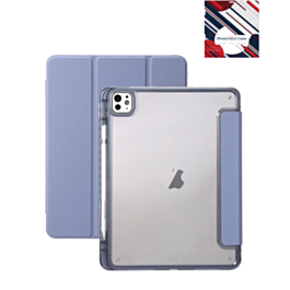 Smart Full Body Magnet Cover - LILAC for iPad Air 13 2024 / Pro 12.9 (3rd / 4th / 5th / 6th) (Only Ground Shipping)