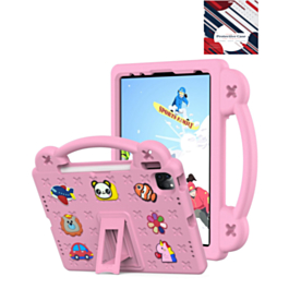 Shockproof Handle Case - PINK for iPad Air 6 / Air 7 / Air 13 (2024/2025) / Pro 13 (2024/2025) / Pro 12.9 (3rd/4th/5th/6th) (Only Ground Shipping)