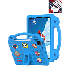 Shockproof Handle Case - BLUE for iPad Air 6 / Air 7 / Air 13 (2024/2025) / Pro 13 (2024/2025) / Pro 12.9 (3rd/4th/5th/6th) (Only Ground Shipping)