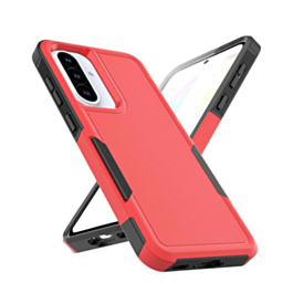 Galaxy A57 Layers Shockproof Strong Case - RED (Only Ground Shipping)