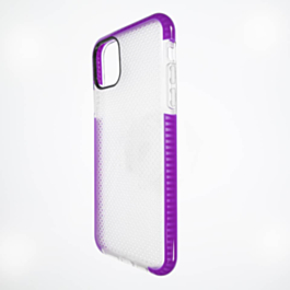 Mesh Sport Case - BLUE / CLEAR for iPhone 11 Pro Max (Only Ground Shipping)