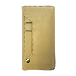 Galaxy S20 Plus Genuine Leather Magnetic Wallet Case with Credit Card Slot - GOLD (Only Ground Shipping)