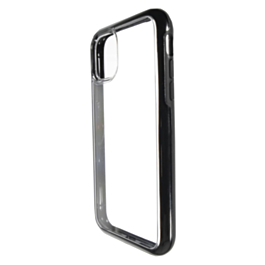 Acrylic Dual Layer Transparent Case - BLACK for iPhone 11 Pro Max (Only Ground Shipping)
