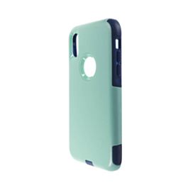 Dual Layer Protection Case - TEAL BLUE for iPhone XR (Only Ground Shipping)