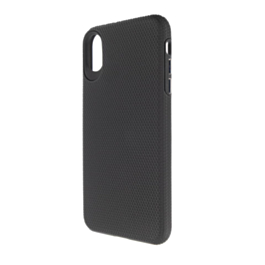iPhone X / XS Shock Absorption Protective Dual Layer Case - BLACK (Only Ground Shipping)