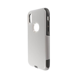 Dual Layer Protection Case - WHITE & GRAY for iPhone XR (Only Ground Shipping)