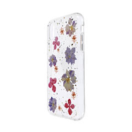 Real Flower Silicone Case - PURPLE for iPhone XR (Only Ground Shipping)