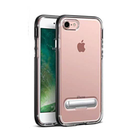 Ultra Hybrid Air Cushion Case with Magnetic Kickstand - BLACK for iPhone 8P / 7P (Only Ground Shipping)