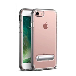 Ultra Hybrid Air Cushion Case with Magnetic Kickstand - GRAY for iPhone 8P / 7P (Only Ground Shipping)