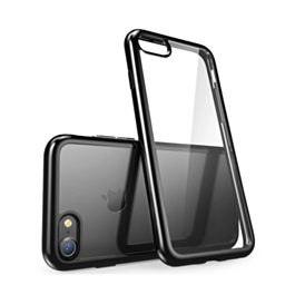Hybrid Case with Air Cushion Technology - BLACK for iPhone 7 / 8 (Only Ground Shipping)