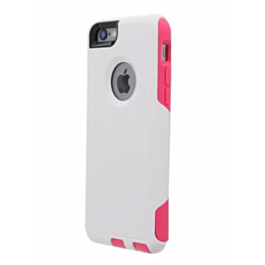 Dual Layer Protection Case - WHITE & PINK for iPhone 7 / 8 (Only Ground Shipping)