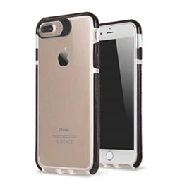 Slim Fit TPU Hybrid Protection Case - BLACK for iPhone 8P / 7P / 6SP / 6P (Only Ground Shipping)