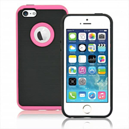 Brushed Hybrid Armor Protective Case - PINK for iPhone 8P / 7P (Only Ground Shipping)
