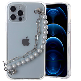 Fashion Pearl Bracelet Clear - C21 for iPhone 7G / 8G / SE 2020 (Only Ground Shipping)