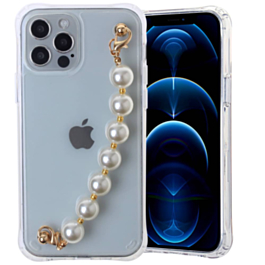 Fashion Pearl Bracelet Clear - C24 for iPhone 7G / 8G / SE 2020 (Only Ground Shipping)