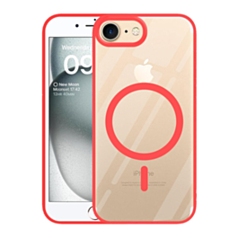 Printing Design Wireless Charging Case - RED for iPhone 7 (Only Ground Shipping)