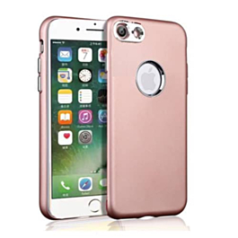 Super Slim TPU Case with Metal Desing Border - ROSE GOLD for iPhone 7G / 8G / SE 2020 (Only Ground Shipping)