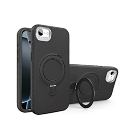 Support Heavy Duty Case with Wireless Charging Kickstand - BLACK for iPhone 7 / 8 (Only Ground Shipping)