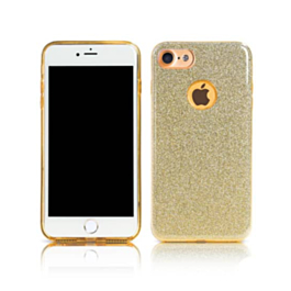 Shiny Film Material Innovation TPU Case - GOLD for iPhone 8P / 7P (Only Ground Shipping)