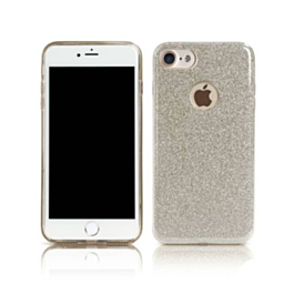 Shiny Film Material Innovation TPU Case - SILVER for iPhone 8P / 7P (Only Ground Shipping)