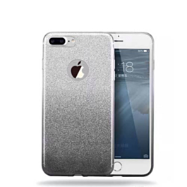 Shiny Mix Color TPU Case - BLACK for iPhone 8P / 7P (Only Ground Shipping)