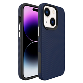 Shock Absorption Protective Dual Layer Case - NAVY BLUE for iPhone XR (Only Ground Shipping)