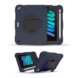 Hand Adjustable Heavy Duty Case with Shoulder Strap - DARK BLUE for iPad 10.2" (7th / 8th / 9th) / Air 3 / Pro 10.5 (Only Ground Shipping)
