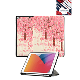 360 Degree Rotating Swivel Stand Case - CHERRY BLOSSOMS for iPad 10.2" (7th / 8th / 9th) / Air 3 / Pro 10.5 (Only Ground Shipping)
