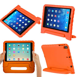 Handle Stand Shockproof Kids Case - ORANGE for iPad 5 (2017) / iPad 6 (2018) / Air 1 / Air 2 / Pro 9.7 (Only Ground Shipping)