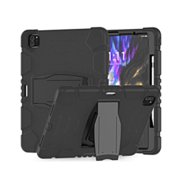 Full Body Protection Stand Case - BLACK for iPad Air 11 2024 / Air 4 / Air 5 / Pro 11 (1st / 2nd / 3rd / 4th) (Only Ground Shipping)