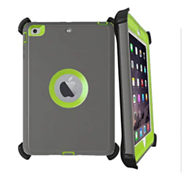 Heavy Duty Case with Clip - ARMY GREEN for iPad Mini 4 / Mini 5 (Only Ground Shipping)