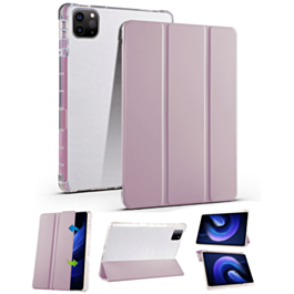 Smart PU Leather Stand with Pen Holder - PINK for iPad Pro 13 (7th / 2024) (Only Ground Shipping)