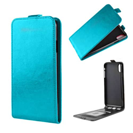 Vertical Leather Wallet Case - TEAL for iPhone 8P / 7P (Only Ground Shipping)
