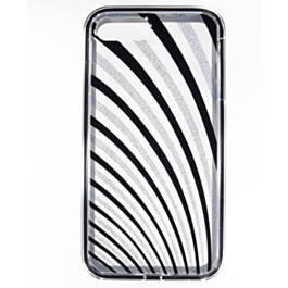 Lines Pattern Hybrid Fusion Bumper Clear Crystal Case - 1 for iPhone 7G / 8G / SE 2020 (Only Ground Shipping)
