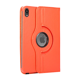 360 Degree Rotating Swivel Stand Case - ORANGE for iPad Mini 6 / 7 (A17 Pro) (Only Ground Shipping)