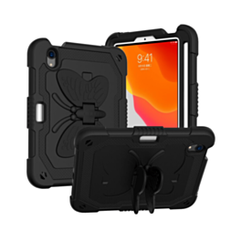 Protective Butterfly Stand Desing Case - BLACK for iPad Mini 6 / 7 (A17 Pro) (Only Ground Shipping)
