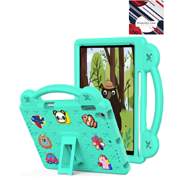 Shockproof Handle Case - GREEN for iPad Mini 6 / 7 (A17 Pro) (Only Ground Shipping)