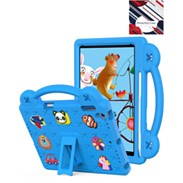 Shockproof Handle Case - BLUE for iPad Mini 6 / 7 (A17 Pro) (Only Ground Shipping)