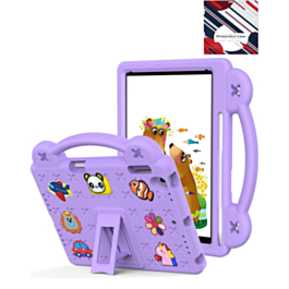 Shockproof Handle Case - PURPLE for iPad Mini 6 / 7 (A17 Pro) (Only Ground Shipping)