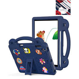 Shockproof Handle Case - NAVY BLUE for iPad Mini 6 / 7 (A17 Pro) (Only Ground Shipping)