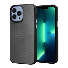 Shock Absorption Protective Dual Layer Case - BLACK for iPhone 12 / 12 Pro (Only Ground Shipping)