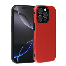 Full Cover New Design Silicone Case - RED for iPhone 12 / 12 Pro (Only Ground Shipping)
