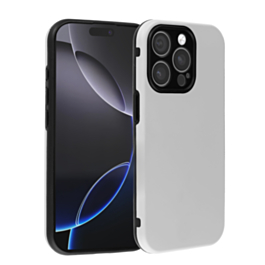 Full Cover New Design Silicone Case - WHITE for iPhone 12 Pro (Only Ground Shipping)