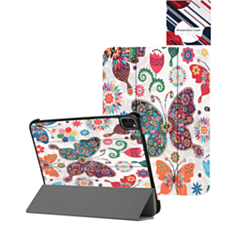 Old Style Notebook Design Case - BUTTERFLY for iPad Air 13 2024 / Pro 12.9 (3rd / 4th / 5th / 6th) (Only Ground Shipping)