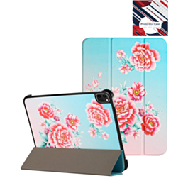 Old Style Notebook Design Case - ROSE for iPad Air 13 2024 / Pro 12.9 (3rd / 4th / 5th / 6th) (Only Ground Shipping)
